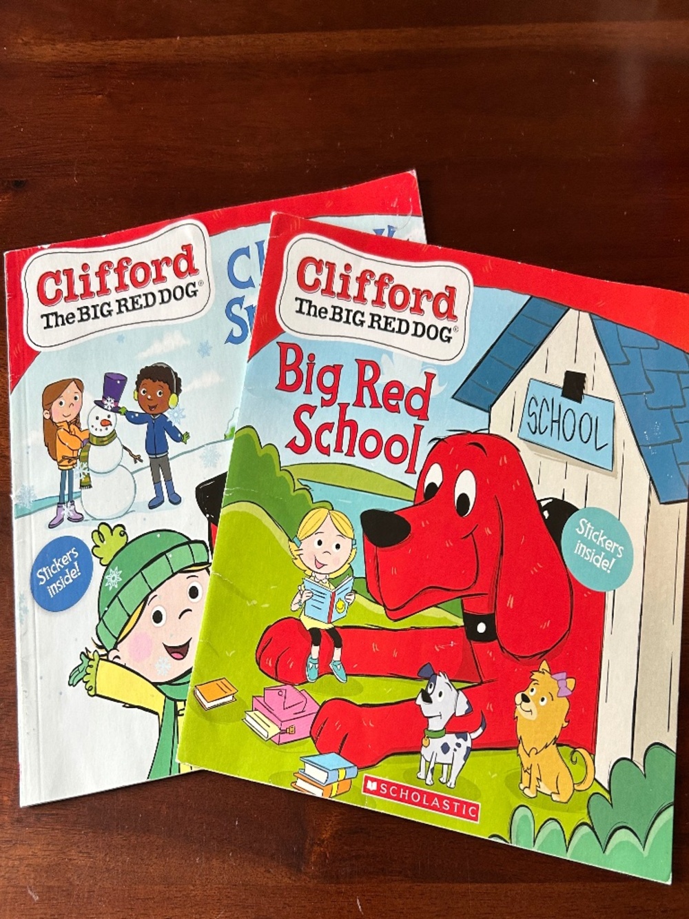Clifford the Big Red Dog Scholastic Storybook Lot (2 Books)